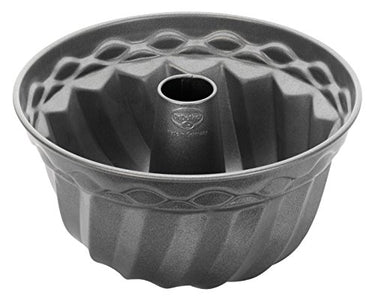 Dr. Oetker Gugelhupfform Ø 24 cm, Backform für Gugelhupf, runde Bundform aus Stahl mit keramisch verstärkter Antihaft-Beschichtung (Farbe: grau), Menge: 1 Stück im Sale